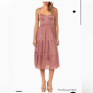 NWT Dress the Population Midi dress